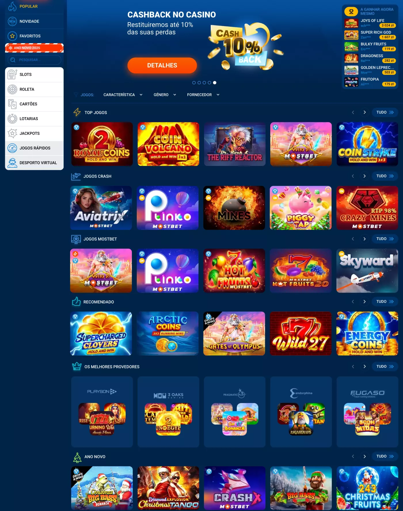 Mostbet casino Os melhores jogos de casino online